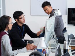 AI impact on jobs 2025 chart comparing tech leader predictions on employment changes.