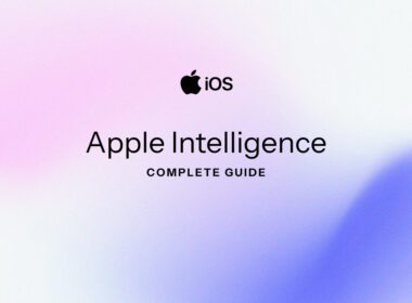 Apple Intelligence iOS 18.1 interface showing Writing Tools, enhanced Siri, and AI features on iPhone 15 Pro display.