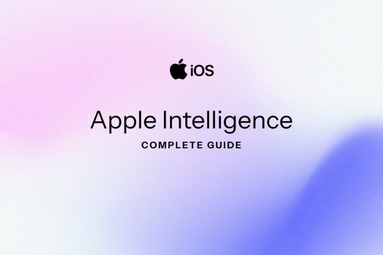 Apple Intelligence iOS 18.1 interface showing Writing Tools, enhanced Siri, and AI features on iPhone 15 Pro display.
