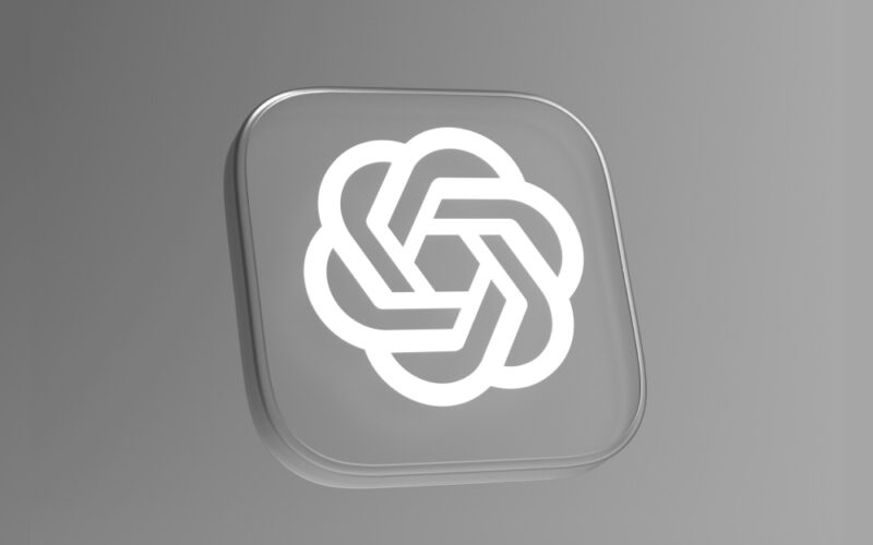 ChatGPT 5.5 showing it's 3D logo to entice it's upcoming release of it's latest model.