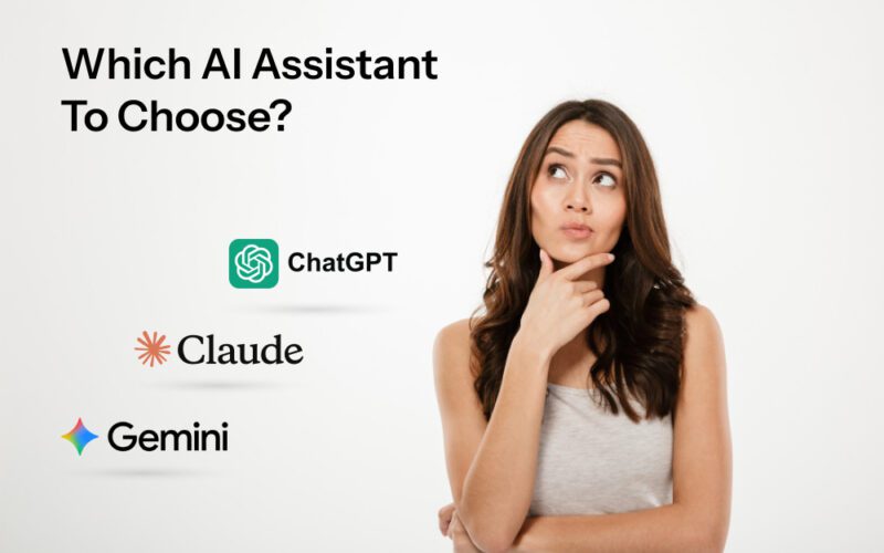 Claude Sonnet 4 vs ChatGPT vs Gemini comparison chart showing AI assistant features and capabilities in 2025.