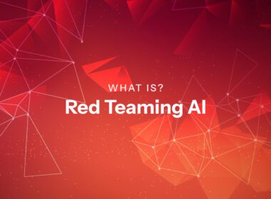 Illustration of AI red-teaming with security experts testing an artificial intelligence system for vulnerabilities, inspired by NIST report.